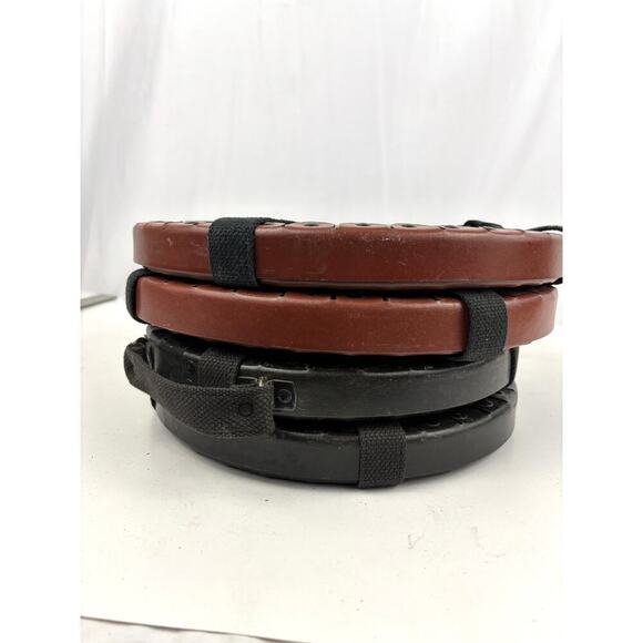 VTG Lot of 4 Round Film Reel Shipping Box with Canvas Straps USA Empty - Picture 13 of 16